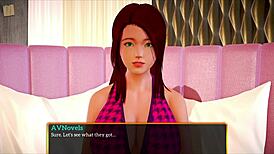 my new family 418 with brunette teen and big tits