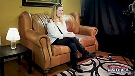 blonde curvy stacie fingered and sucking big cock 😏