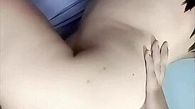 He cums in my pussy, leaving me pregnant in sheer lingerie