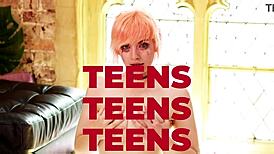 British student feels overwhelming pleasure squirting with wand