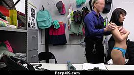 aria valencia caught shoplifting, gives officer blowjob and rides his cock 😏