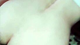 In this POV story, the wife in beautiful lingerie PASSIONATELY FUCKS her husband in amateur porn