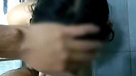 Hard homemade sex in sauna spa with real amateur