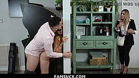 Play with My Cock Instead of the Flute - Famsuck 😏