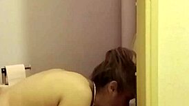 French woman records her solo outdoor session with toys