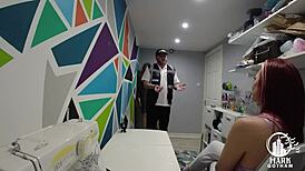 Sophie fox is a shoplifting slut who loves cum on tits