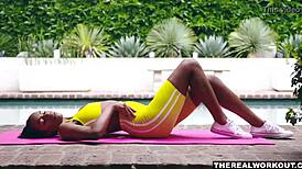 Ashley Aleigh Hits The Showers With A Huge Splash Of Cum!