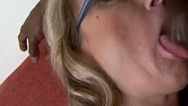 chunky step mom is a granny having interracial anal sex