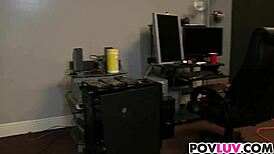 i'm blonde teen stacie andrews and i love pov blowjob and fucking with big cock