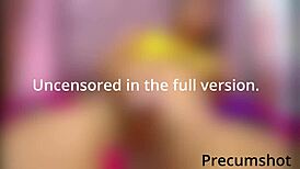 Ts Angelique's Webcam Show With Precumshots And Transsexual Masturbation