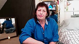 Sex ed professor Miss Skye teaches Grant about a woman's body in detention