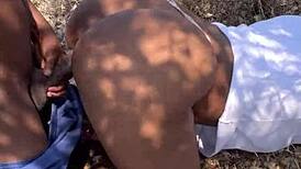 Casual outdoor meeting in the forest nature