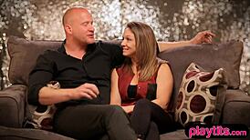 Amateur Couple Experiments With A Threesome Involving An Asian Participant