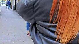 Depraved Stepfather Cums on Daughter's Face After Public Blowjob at KFC