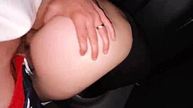 Milf amateurs rip clothes for sweaty dirty wet sex in public carnival toilet twice