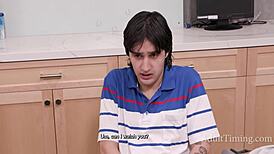 Latina Petite Milf Gets Shaved Pussy Licked and Rough Anal Riding in Classroom Exam with Cunilingus and Assfucking