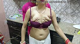 Indian Bhabhi Gets Fucked Hard By Her Devar In The Kitchen 😈