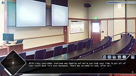 Playing after class game in classroom