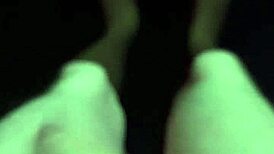 Amateur naked outdoor fuck with monster cock at night. Public exposure thrill.