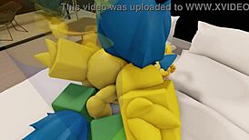 Furry Couple in Roblox House