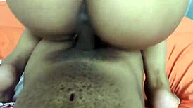 Seductive Twerking and Riding Her Big Ass