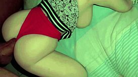 18-year-old girl experiences her first pov session with a thick partner