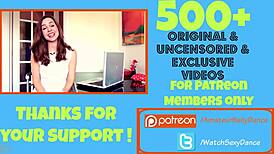 hot secretary dancing seductively in the office for fucking