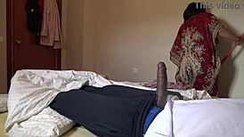 I pulled out my big black frech cock