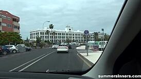 flashing at flea market then vibing to orgasm at home