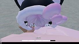 i'm fucking this girl right on the crossroad beach, tits bouncing and all