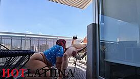 न्यू ईयर 2023 पर बड़ी गंद वाली अर्जेंटीनी अजनबी को चोदा