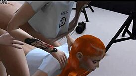 Ice Spice and Big Latto's photoshoot turns into interracial threesome.