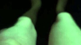 Amateur naked outdoor fuck with monster cock at night. Public exposure thrill.