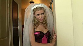 Black Babe Takes On A Big White Cock!