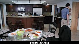 Wild Family Dinner Turns into Group Sex