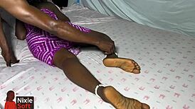 Passionate sex with my wife outdoors