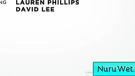 Horny busty blonde masseuse intensely craves her client's hard cock and fucks him hard - Lauren Phillips David Lee