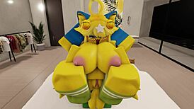 Furry Couple in Roblox House