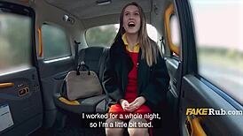 i fucked this russian girl in the taxi backseat and she took my anal cock so deep it was amazin