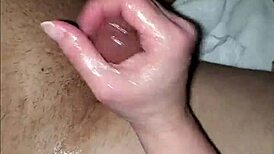Slutty wife delivers amazing handjob to husband