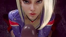 que buena animacion de blowjob y facial en cartoon fitness