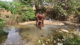 Adventurous banging with zainab in public.