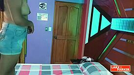 Room casting 9 Esther from Chiclayo shows her big ass in doggystyle from another angle