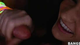 Kendall karson jerks off with oiled handjob