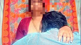 indian teacher kissing with student