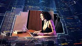 i called a prostitute to lick my busty slut's ass while she moans in pleasure