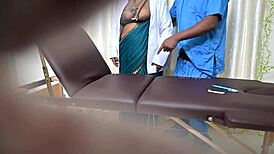 Doctor Shocked While Nurse Fucks Her In Clinic!