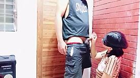 pinay teen intensely deepthroats huge cock in homemade blowjob session