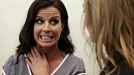 Busty milf uses dildo on horny stepdaughters