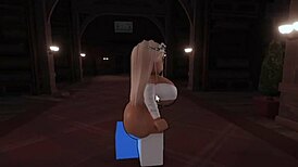 Hot blonde gets this huge cock in action